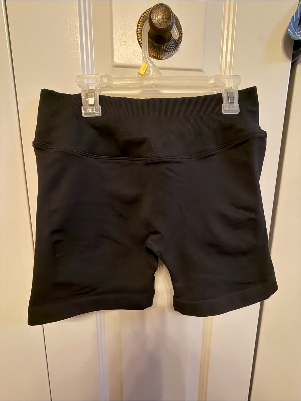 High-Rise Black Bike Shorts for Women